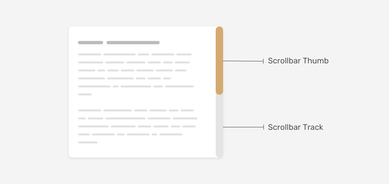 scrollbar parts